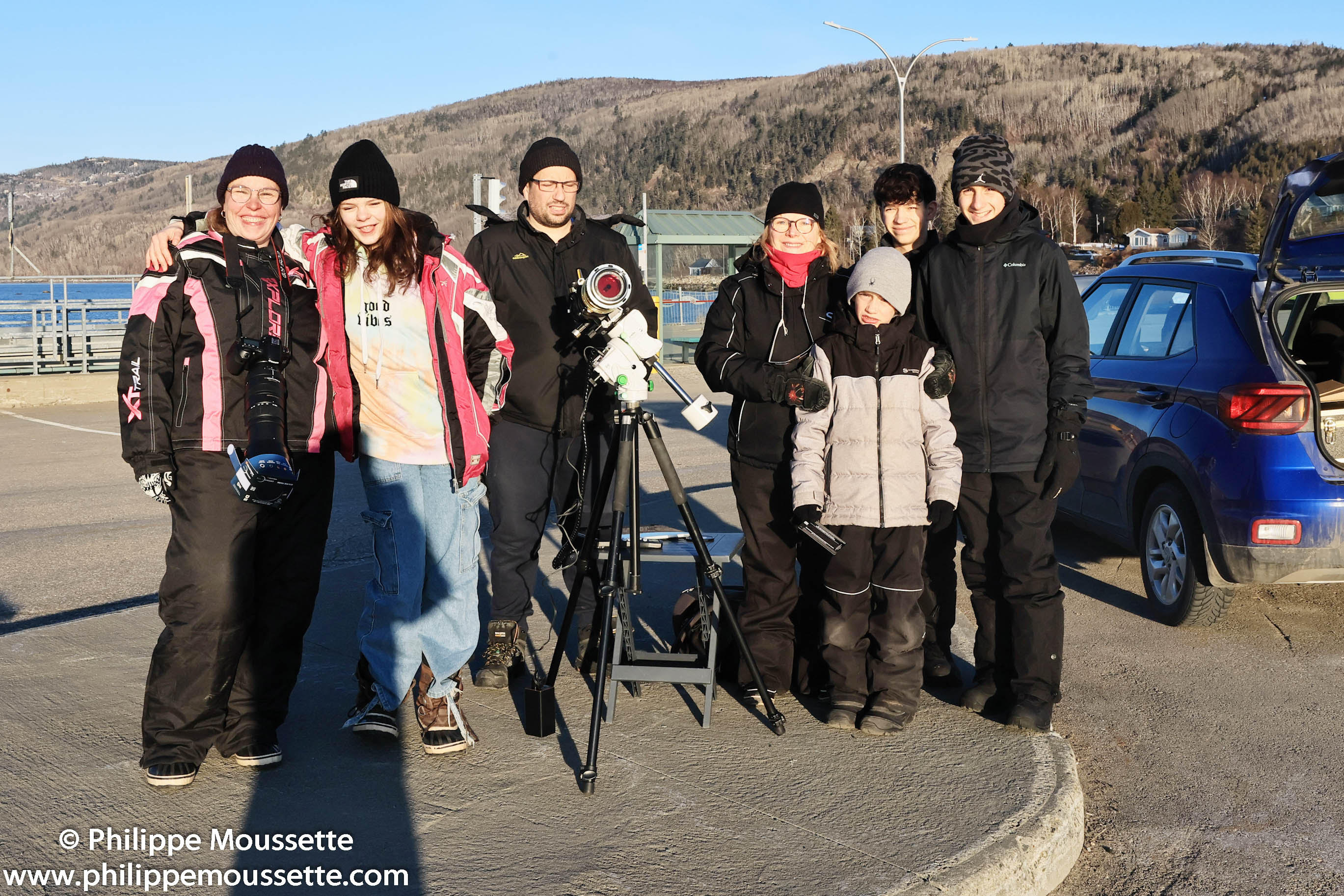 Eclipse de Soleil du 29 mars 2025 à Québec. © Philippe Moussette